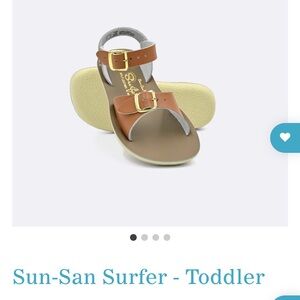 Salt Water Sandals by Hoy - Tan Toddler Sandals